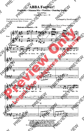 ABBA Forever! SSA - arr. David Lawrence