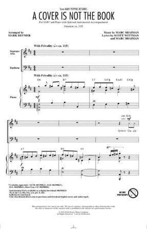 A Cover Is Not the Book SAB - arr. Mark Brymer