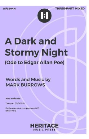 A Dark and Stormy Night 3-Part Mixed - Mark Burrows
