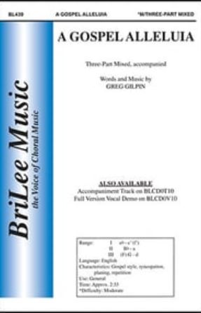 A Gospel Alleluia 3-Part Mixed - Greg Gilpin