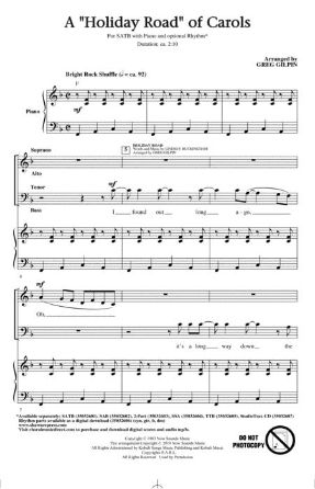 A Holiday Road Of Carols SATB - Arr. Greg Gilpin