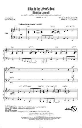 A Day In The Life Of A Fool SATB - Arr. Kirby Shaw