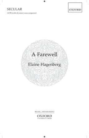 A Farewell SATB - Elaine Hagenberg