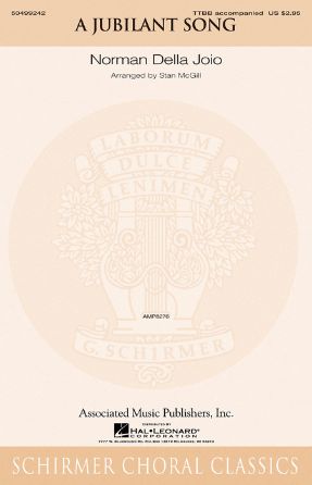 A Jubilant Song TTBB - Norman Dello Joio, Arr. Stan McGill