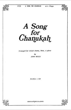 A Song For Chanukah SATB - Arr. John Biggs