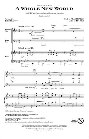 A Whole New World SATB - Arr. John Leavitt