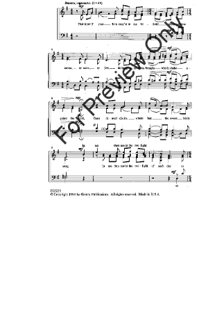 After Sunset SSAATTBB - Robert H. Young