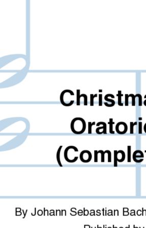 Ah! Dearest Jesus (Christmas Oratorio) SATB - J.S. Bach