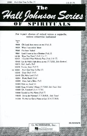 Ain't Got Time to Die - Hall Johnson