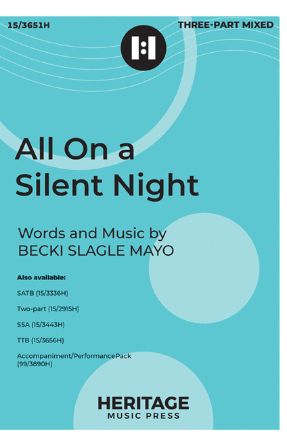 All On A Silent Night SATB - Becki Slagle Mayo