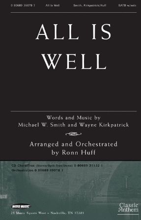 All Is Well SATB - Arr Ronn Huff