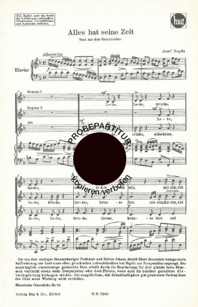 Alles Hat Seine Zeit - Joseph Haydn