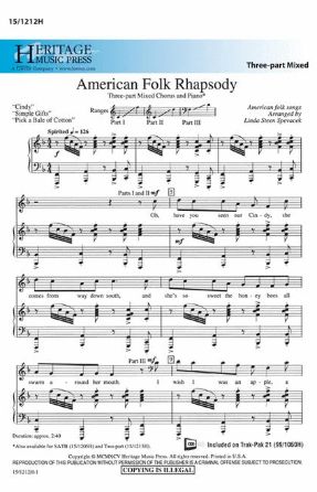American Folk Rhapsody 3-Part Mixed - arr. Linda Steen Spevacek
