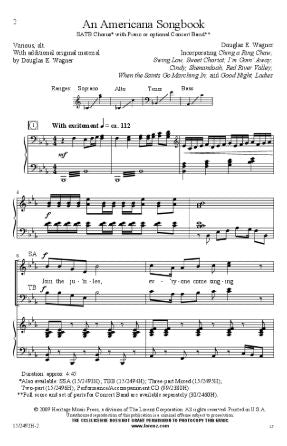 An Americana Songbook TBB - Douglas E. Wagner