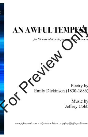 An Awful Tempest SA - Jeffrey Cobb