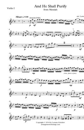 And He Shall Purify (Messiah) - Handel
