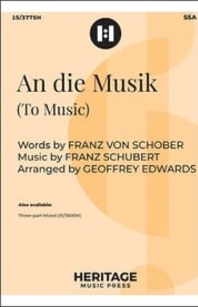 An die Musik SSA - Schubert, arr. Geoffrey Edwards