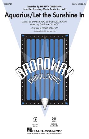 Aquarius Let The Sunshine In SATB - Arr. Roger Emerson
