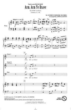 Arm, Arm Ye Brave TTB - Arr. John Leavitt