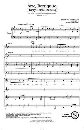 Arre Borriquito 2-Part - Arr. Mark Burrows