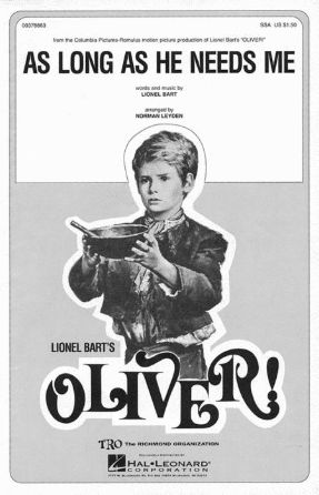 As Long As He Needs Me SSA - Arr. Norman Leyden