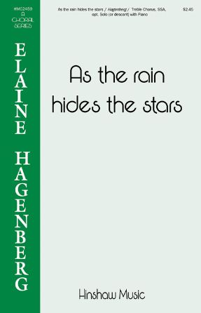 As The Rain Hides The Stars SSA - Elaine Hagenberg