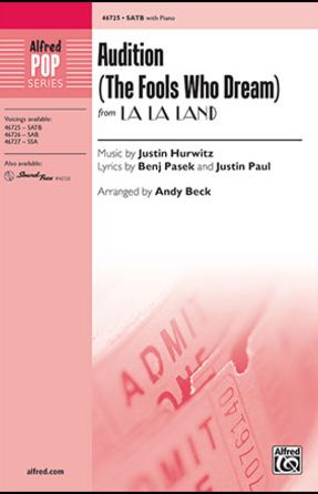 Audition (The Fools Who Dream) SATB - Arr. Andy Beck