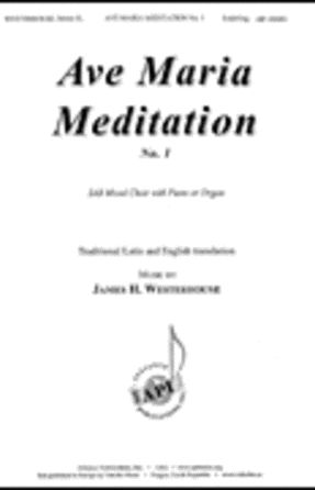 Ave Maria Meditation No. 1 SAB - James H. Westerhouse