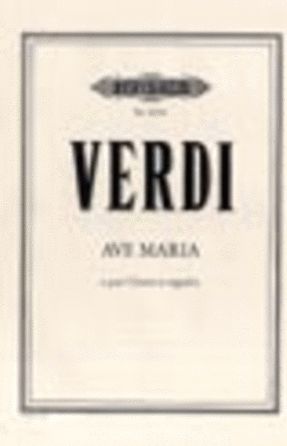 Ave Maria SATB - Giuseppe Verdi