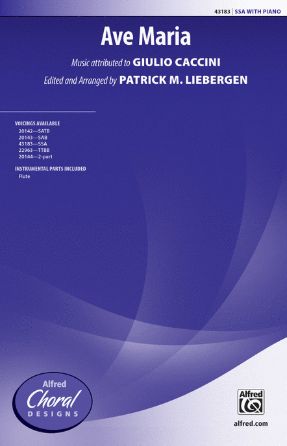 Ave Maria SSA - Caccini, arr. Liebergen