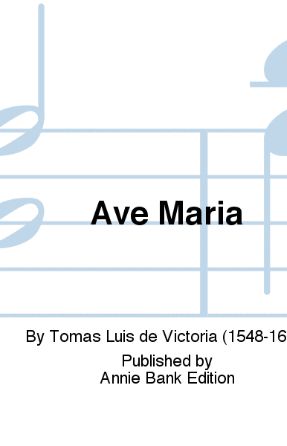 Ave Maria TTBB - Tomas Luis de Victoria