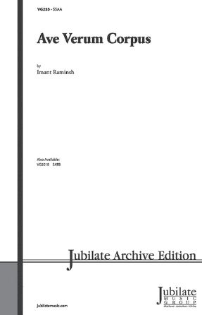 Ave Verum Corpus SSAA - Imant Raminsh