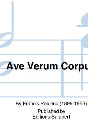 Ave Verum Corpus SATB - Mozart, Arr. Russell Robinson