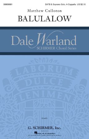 Balulalow SATB - Matthew Culloton