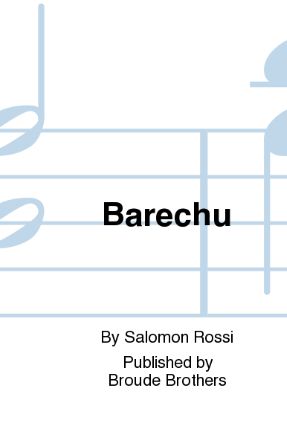 Barechu - Solomone Rossi