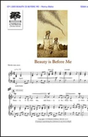 Beauty is Before Me SSAA - Penny Blake