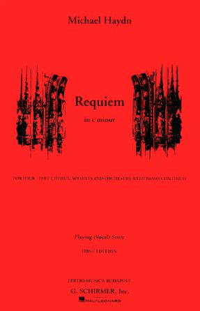 Benedictus (Requiem in C) SATB - Johann Michael Haydn
