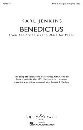 Benedictus (The Armed Man Mass For Peace) SATB - Karl Jenkins