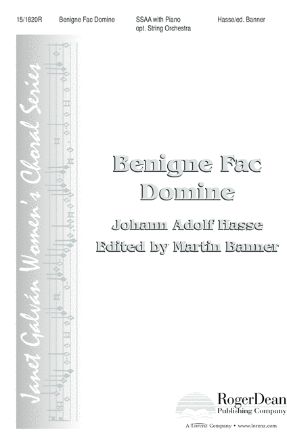 Benigne Fac Domine - Hasse; Ed. Martin Banner