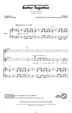 Better Together 2-Part - Arr. Audrey Snyder