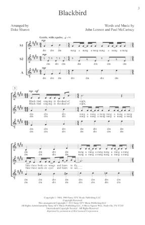 Blackbird SSAA - Arr. Deke Sharon