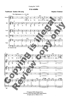 Blow, Blow, Thou Winter Wind SATB - Stephen Chatman