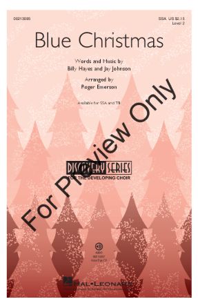 Blue Christmas SSA - Arr. Roger Emerson