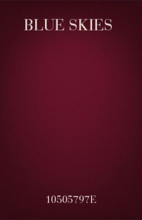 Blue Skies SATB - Arr. Deke Sharon