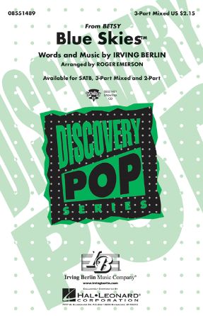 Blue Skies 3-Part Mixed - Arr. Roger Emerson