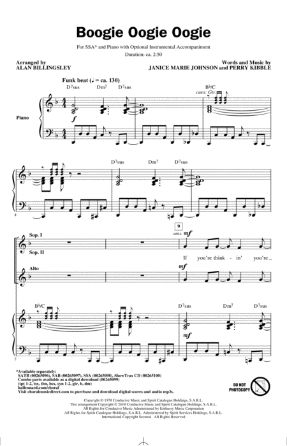 Boogie Oogie Oogie SSA - Arr. Alan Billingsley