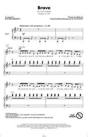 Brave 2-Part - Arr. Roger Emerson