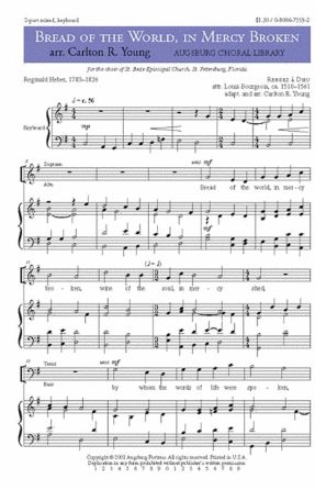 Bread Of The World, In Mercy Broken - Arr. Carlton Young