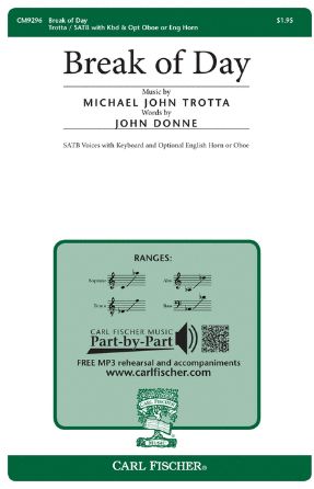 Break Of Day SATB - Michael John Trotta