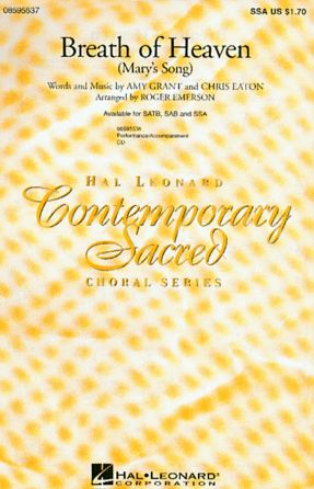 Breath Of Heaven SSA - Arr. Roger Emerson